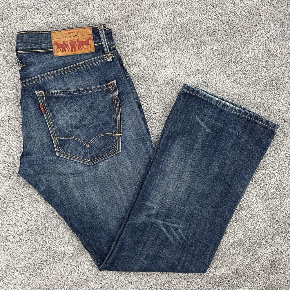 VTG Levi's Red Collection Men's 33x30 Boot Cut Whiskering Western Cowboy Flare